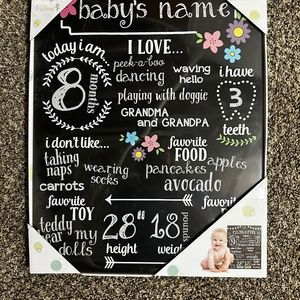 Tiny Ideas Baby Highlight Chalkboard (NWT)